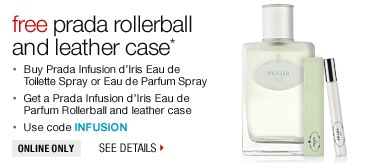 Free Prada rollerball and leather case - Use code INFUSION